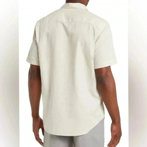 COASTAORO white linen button down shirt - Picture 4 of 4